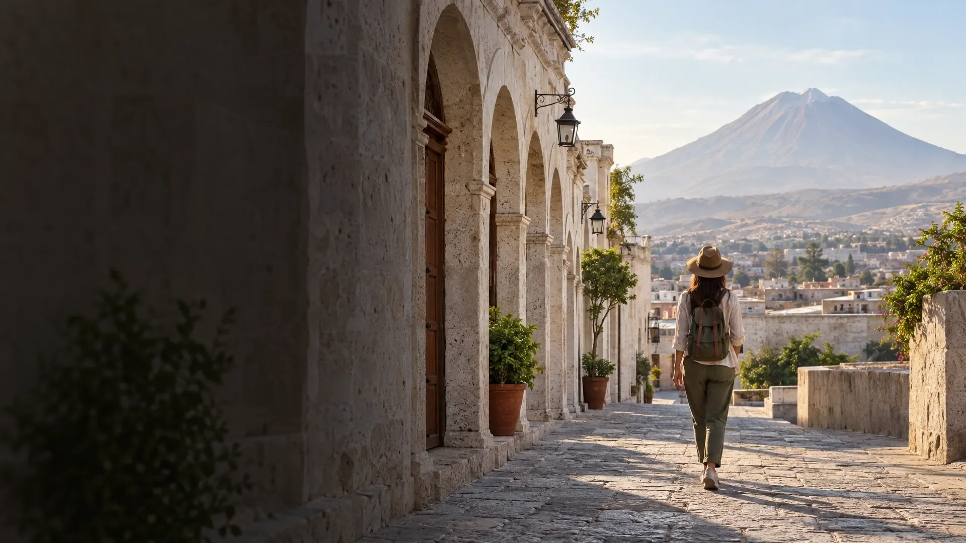 AI-gegenereerd sfeerbeeld, geïnspireerd op Arequipa