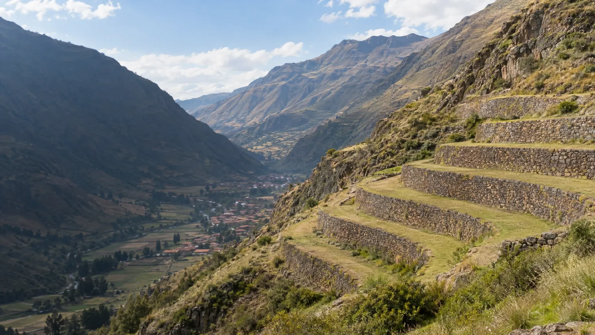 AI-gegenereerd sfeerbeeld, geïnspireerd op Pisac